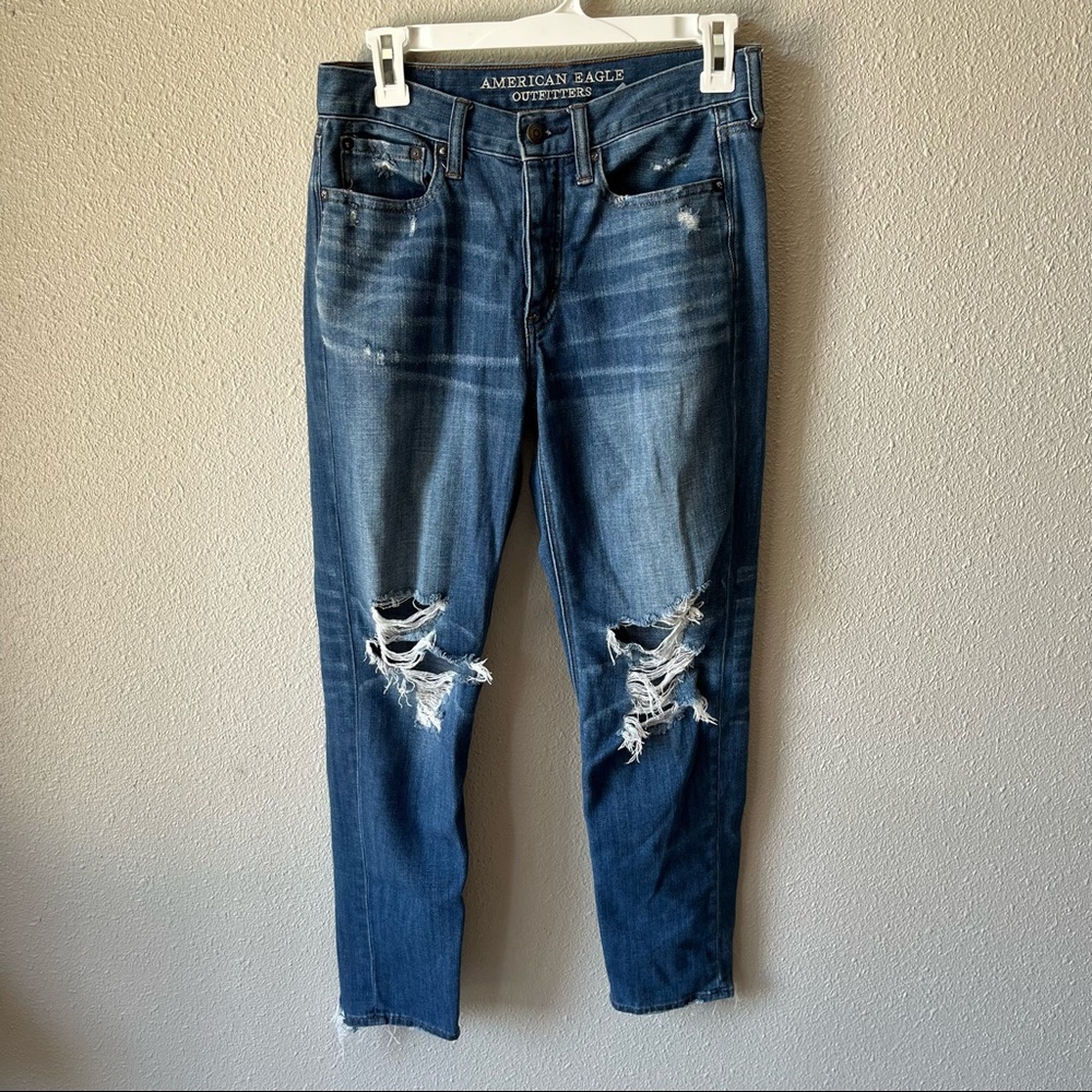 AEO Vintage Button Fly Hi-Rise Jeans Size 2